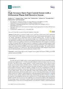 High Accuracy Open-Type Current Sensor with a Differential Planar Hall Resistive Sensor