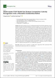 Multivariate CNN Model for Human Locomotion Activity Recognition with a Wearable Exoskeleton Robot