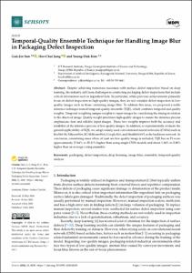 Temporal-Quality Ensemble Technique for Handling Image Blur in Packaging Defect Inspection